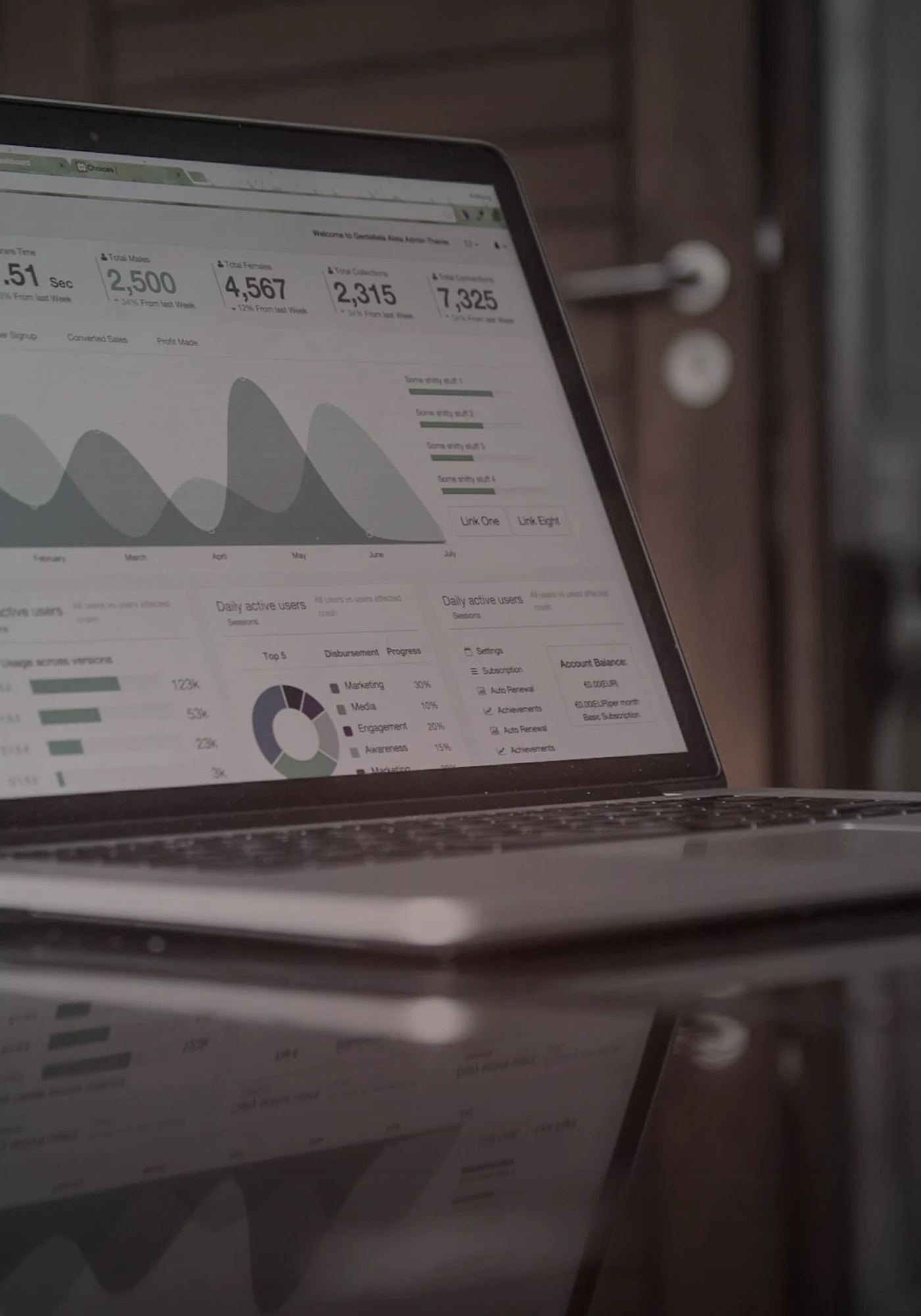Ecommerce analytics dashboard for Shopify storefront development